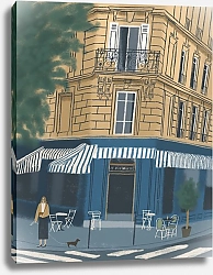 Постер Landscapes by Julie Alex Restaurant Le Montmartre on Rue Custine