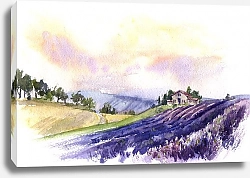 Постер Елизавета Суровая Лавандовое поле