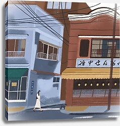 Постер Landscapes by Julie Alex Yanaka Ginza Shopping Street