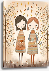 Постер Лариса Ермолаева Осенняя прогулка