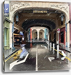 Постер TA ISI A rain in Paris