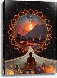 Постер Юлия Добротворская Мандала Путь лунных фаз