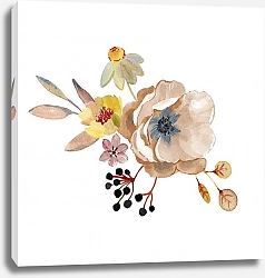 Постер olies Акварельные цветы. Живопись