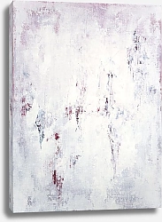 Постер Abstract Series by MaryMIA White softness. Rubies in white