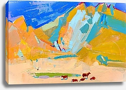 Постер olies Горное озеро