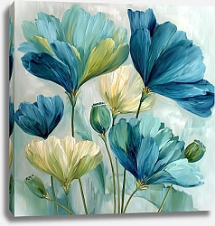 Постер Marina Shev Танец бирюзовых цветов