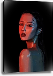 Постер Кристина Жарина Девушка с ярким освещением