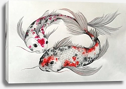 Постер Marina Kildysh Акварельные Кои