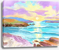 Постер olies Закат над морем