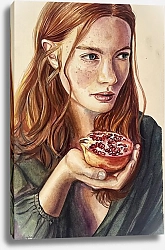 Постер Валентина Гранатовый всплеск