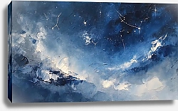 Постер MIrina Maris Космос и звезды  абстракция 3
