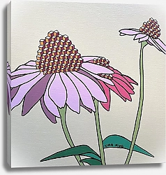 Постер Ира Куб Розовые ромашки