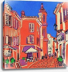 Постер olies улочка в маленьком французском городке