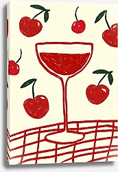 Постер Kristinity Art Коктейль вишневое настроение