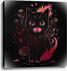 Постер forestpunk Чернильные котики