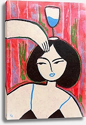 Постер Kristinity Art Куда я поставила свой бокал?