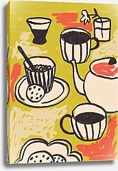 Постер Kristinity Art Завтрак и утренний кофе