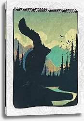 Постер forestpunk Чернильные котики