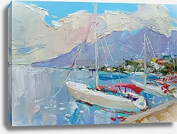 Постер olies Яхты в Ялте