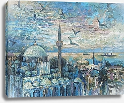 Постер Ирина Губаревич Облачный Стамбул