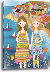 Постер Лариса Ермолаева Прогулка по берегу моря. Лето