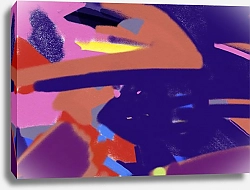 Постер olies пейзаж с Медведь горой. Гурзуф.