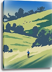 Постер Landscapes by Julie Alex Walk to the pasture