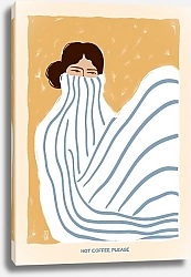 Постер Kristinity Art Девушка в длинном свитере