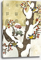 Постер Анна Храмцова Синицы