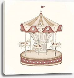 Постер Кристина Жарина Christmas carousel