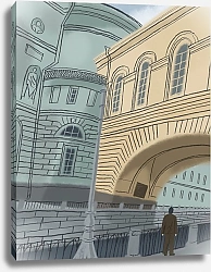 Постер Landscapes by Julie Alex Через зимнюю канавку