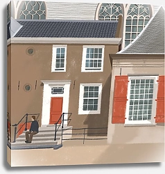 Постер Landscapes by Julie Alex Near the oldest temple oude kerk