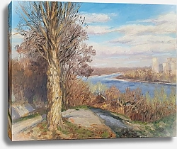 Постер Светлана Свофф Март. Вид на левый берег Дона.