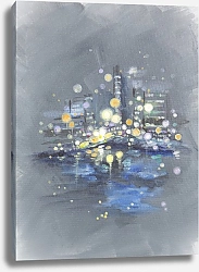 Постер Art Series by MaryMIA New Year Vibe. City Lights 1