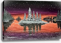 Постер Жучков Михаил Зимнее озеро