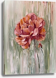 Постер Марина Орлова Пион под дождем