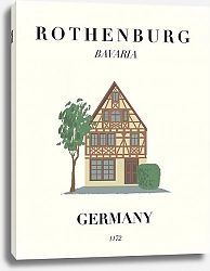 Постер Architecture by Julie Alex Cozy Rothenburg