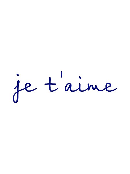 Je t'aime