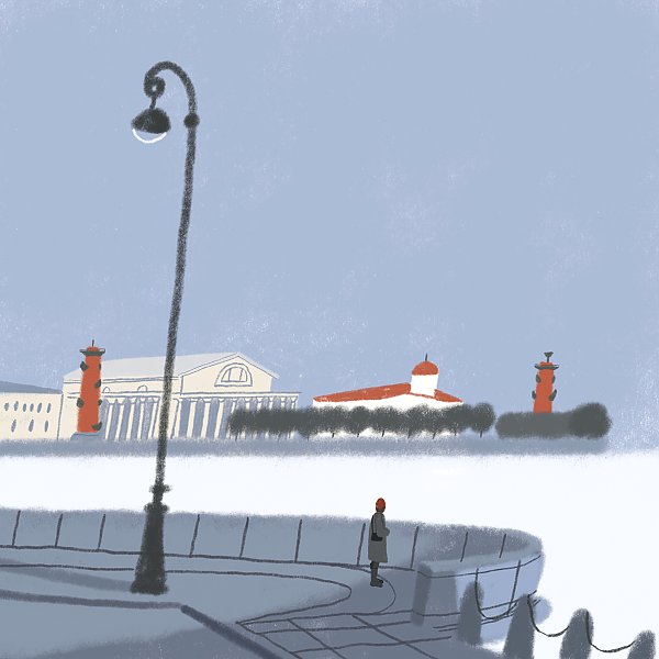 На Дворцовой набережной