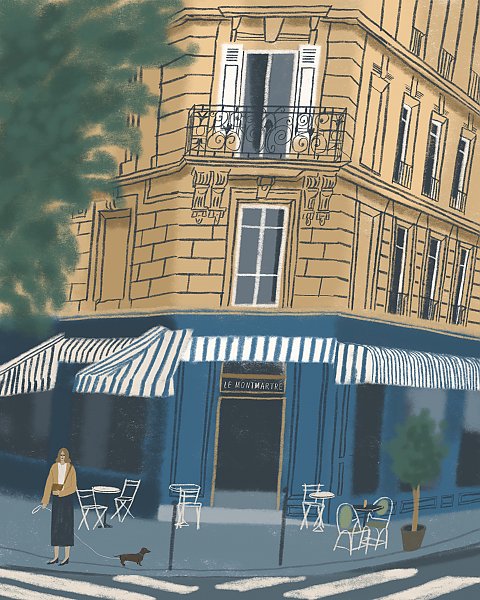 Restaurant Le Montmartre on Rue Custine