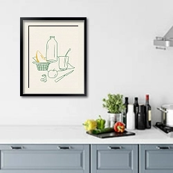 «Sweet and juicy» в интерьере кухни в голубых тонах