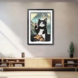 «Чернильные котики» в интерьере 