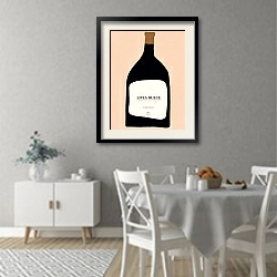 «French wine» в интерьере современной столовой