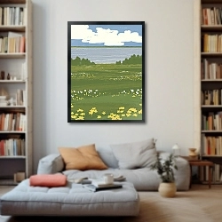 «Полотна знойного лета» в интерьере 