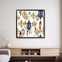 «турецкие фонарики» в интерьере 