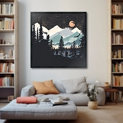 «Оранжевая Луна и Медвежий Панк» в интерьере 