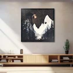 «Оранжевая Луна и Медвежий Панк» в интерьере 