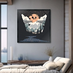 «Оранжевая Луна и Медвежий Панк» в интерьере 