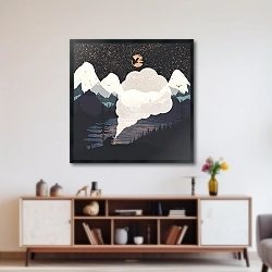 «Оранжевая Луна и Медвежий Панк» в интерьере 