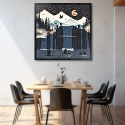 «Оранжевая Луна и Медвежий Панк» в интерьере 